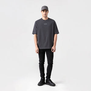 EOLO T-SHIRT MEN BLACK OYSTER