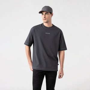EOLO T-SHIRT MEN BLACK OYSTER