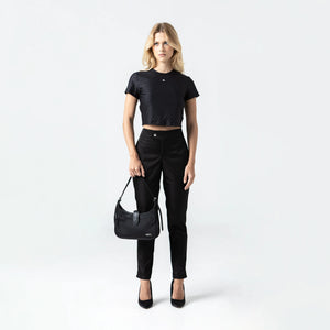 ESMME CROP TOP WOMEN BLACK