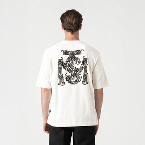 PAKU T-SHIRT OVERSIZED MEN EGRET