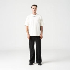 PAKU T-SHIRT OVERSIZED MEN EGRET