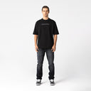 GIPFEL T-SHIRT OVERSIZED MEN BLACK