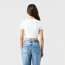 GODIVA CROP TOP WOMEN WHITE