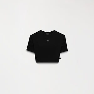 GODIVA CROP TOP WOMEN BLACK