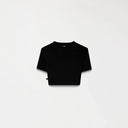 GODIVA CROP TOP WOMEN BLACK