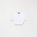 GODIVA CROP TOP WOMEN WHITE