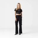 HAZEL CROP TOP WOMEN BLACK