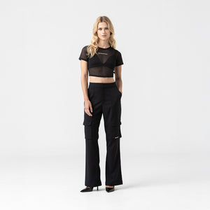 HAZEL CROP TOP WOMEN BLACK