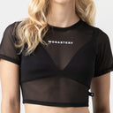 HAZEL CROP TOP WOMEN BLACK