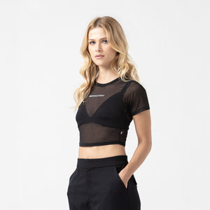 HAZEL CROP TOP WOMEN BLACK