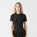 HEATHER T-SHIRT WOMEN BLACK