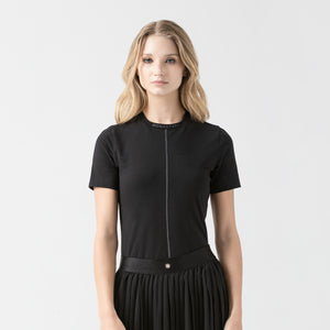 HEATHER T-SHIRT WOMEN BLACK