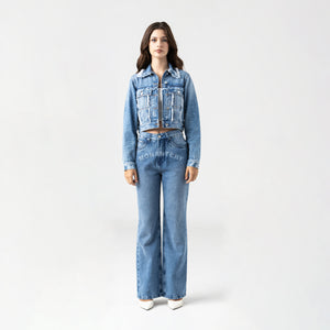 HOSHI JACKET WOMEN BLUE DENIM