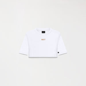 INDIRA CROP TOP WOMEN WHITE