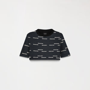 ISOLDEN CROP TOP WOMEN BLACK METEORITE