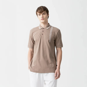 ISSOS POLO MEN TAUPE GRAY