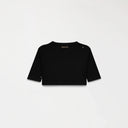 KAIA CROP TOP WOMEN BLACK