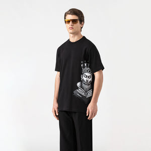 KINGSHIP T-SHIRT MEN BLACK