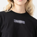 KISWA CROP TOP WOMEN BLACK METEORITE L/G