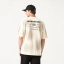 LOAN T-SHIRT OVERSIZED MEN WHITECAP GRAY