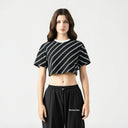 BRITANIA CROP TOP WOMEN BLACK