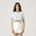 BRITANIA CROP TOP WOMEN WHITE