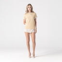 GASHERBRUM T-SHIRT WOMEN PEBBLE