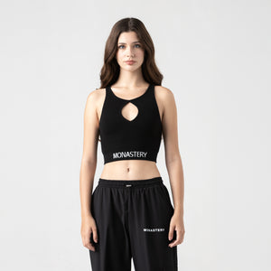 CLAIRE KNITTED TOP WOMEN BLACK