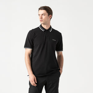 LAVENT POLO SHIRT MEN BLACK METEORITE