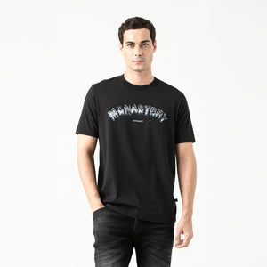 SMOKE T-SHIRT MEN BLACK