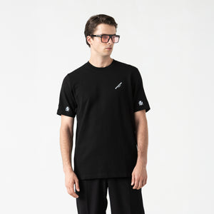 WANSTEIN T-SHIRT MEN BLACK