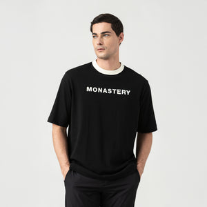 WARMBLOOD T-SHIRT OVERSIZED MEN BLACK