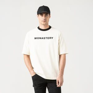 WARMBLOOD T-SHIRT OVERSIZED MEN WHITE ASPARAGUS