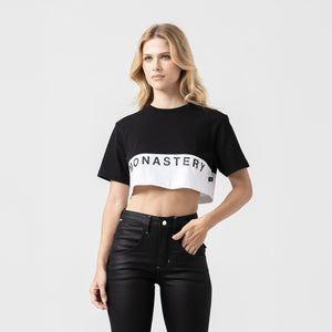 ARWEN CROP TOP WOMEN BLACK METEORITE