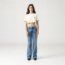 NEKANE CROP TOP WOMEN WHITE ASPARAGUS