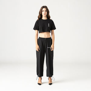NEKANE CROP TOP WOMEN BLACK