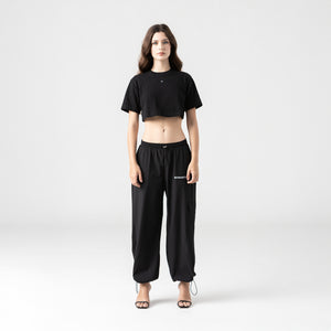 NAIA CROP TOP WOMEN BLACK