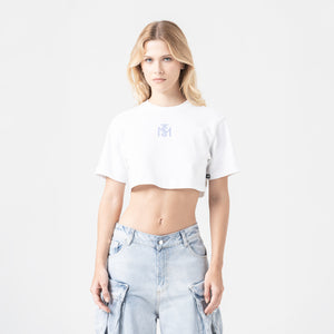 OLWYN CROP TOP WOMEN LUCENT WHITE
