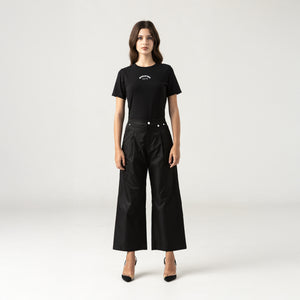 WAVE T-SHIRT WOMEN BLACK