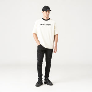 WARMBLOOD T-SHIRT OVERSIZED MEN WHITE ASPARAGUS