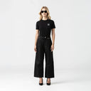 ADHRA T-SHIRT WOMEN BLACK METEORITE