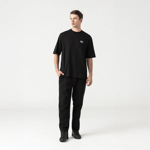CARLIER T-SHIRT OVERSIZED MEN BLACK