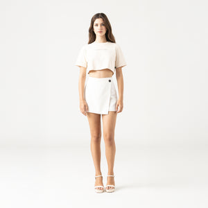 SUMMER CROP TOP WOMEN SAND DOLLAR