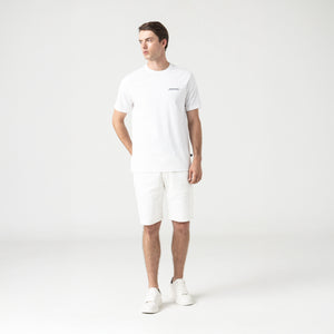 PANTRER DENIM SHORT MEN WHITE