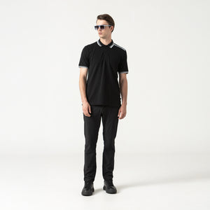 SAMUR POLO SHIRT MEN BLACK
