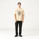 SHEVAL T-SHIRT OVERSIZED MEN IRISH CREAM