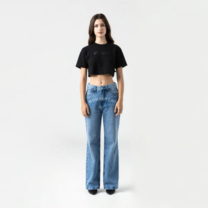 LEIRE CROP TOP WOMEN BLACK