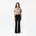 LEIRE CROP TOP WOMEN TAUPE GRAY