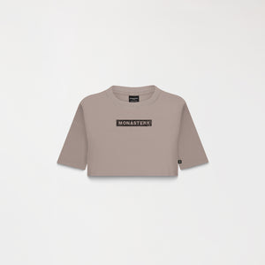 LEIRE CROP TOP WOMEN TAUPE GRAY