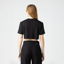 LIAO CROP TOP WOMEN BLACK